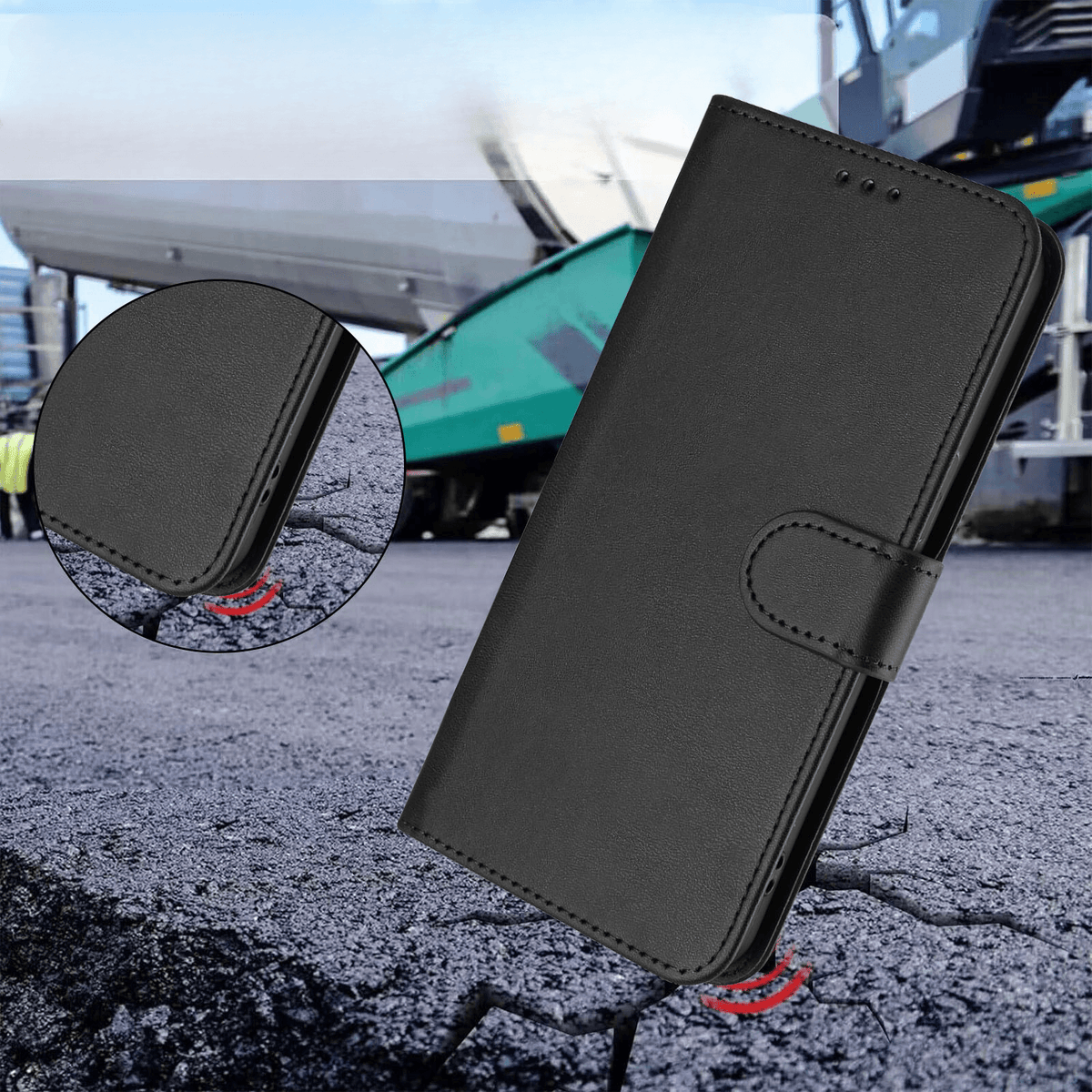 OPPO Reno16 F/ Reno16 FS - Custodia lucida con cinturino da polso