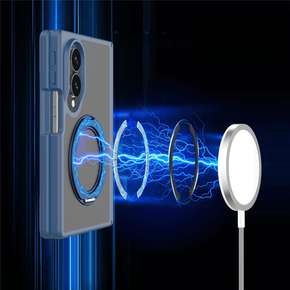 Galaxy Z Fold8 - Magnetic Case with 360° Ring Stand
