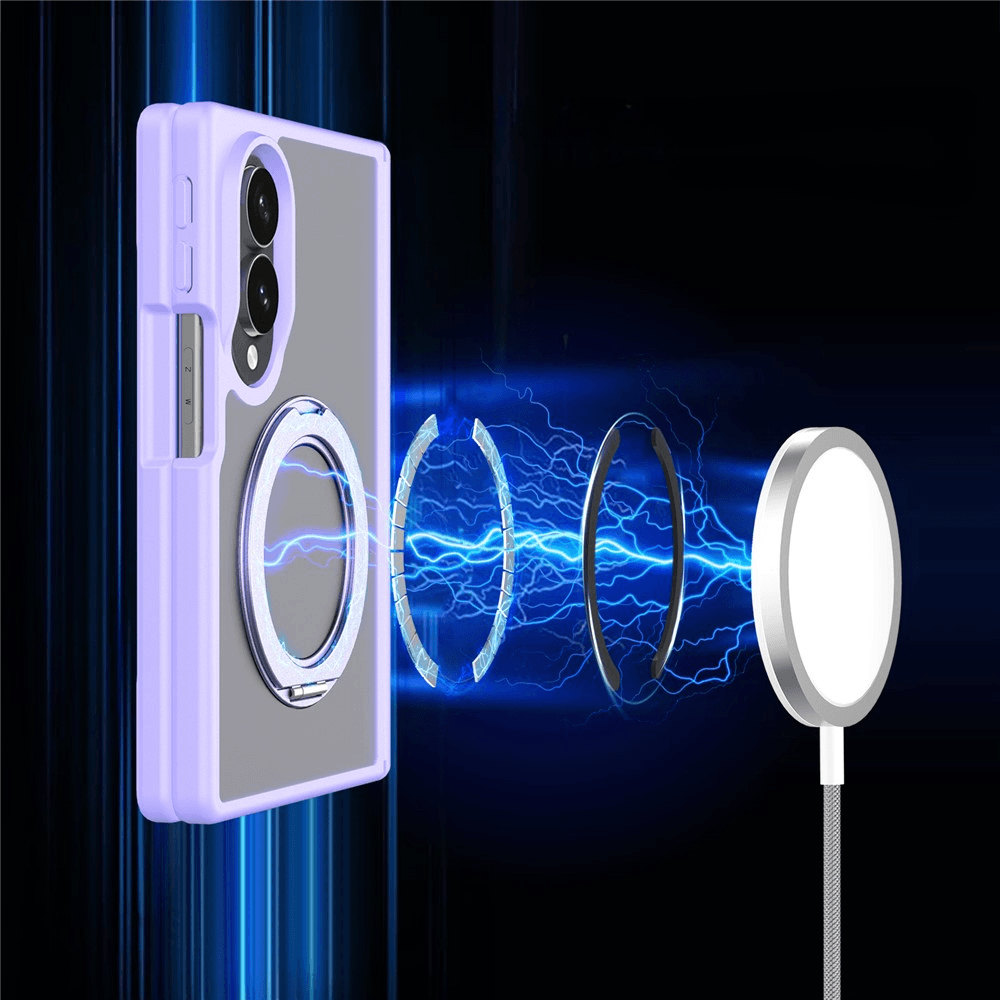 Galaxy Z Fold8 - Magnetic Case with 360° Ring Stand