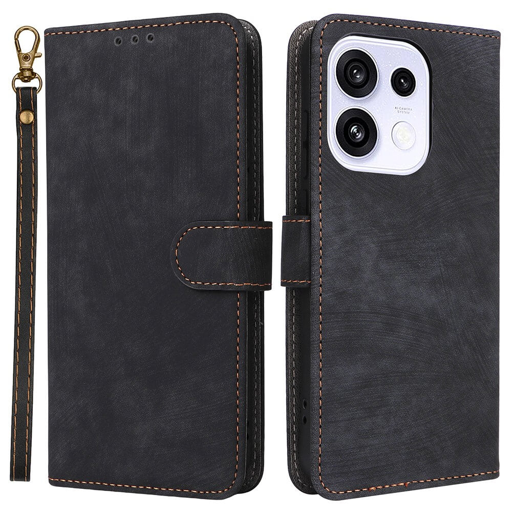 OPPO Reno16 / Reno16 Pro - Leather case with RFID blocker