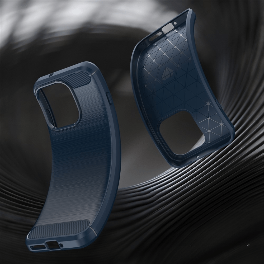 OPPO Reno16 / Reno16 Pro - Cover in look metallo carbonio