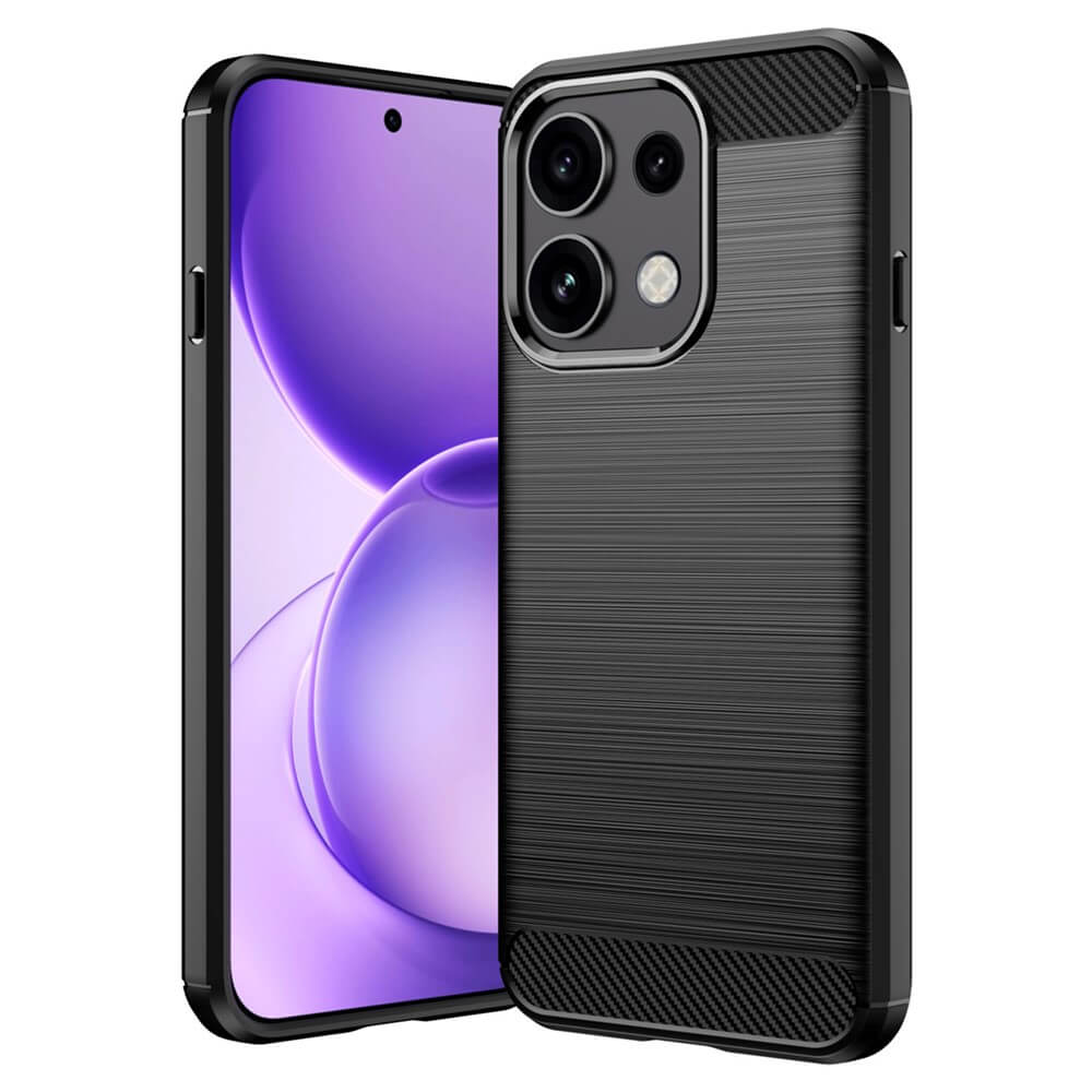 OPPO Reno16 F / OPPO Reno16 FS - Cover in look metallo carbonio