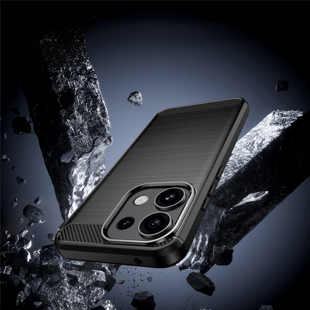 OPPO Reno16 F / OPPO Reno16 FS - Cover in look metallo carbonio