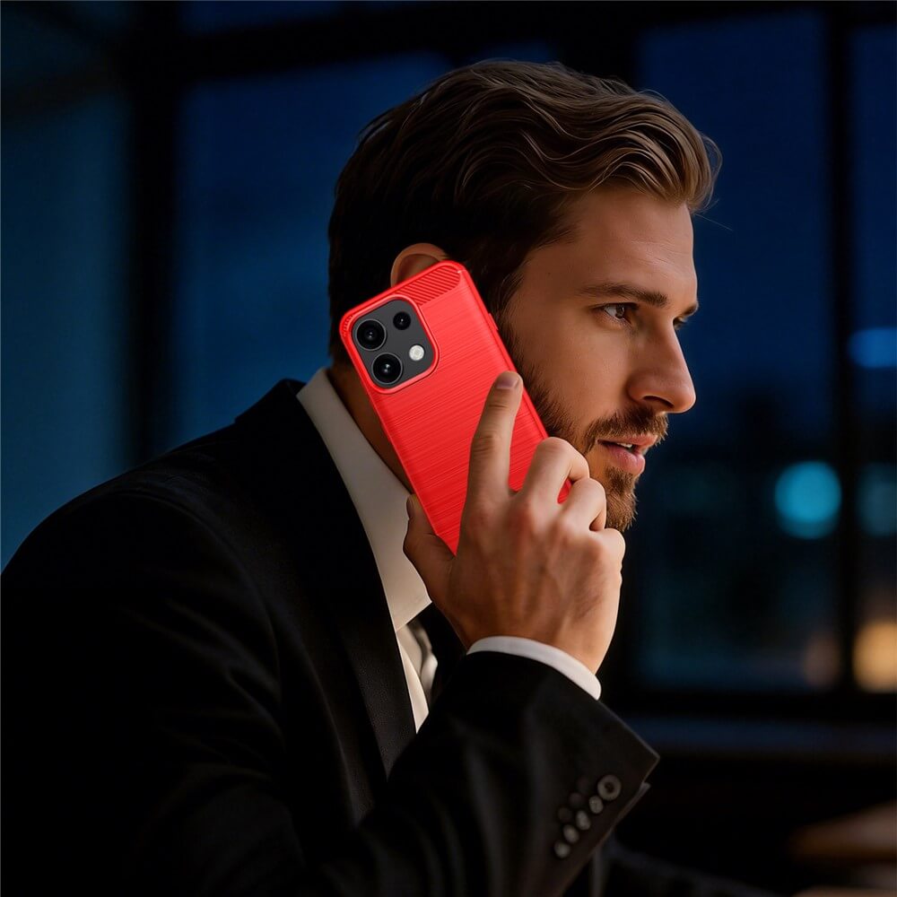 OPPO Reno16 F / OPPO Reno16 FS - Cover in look metallo carbonio