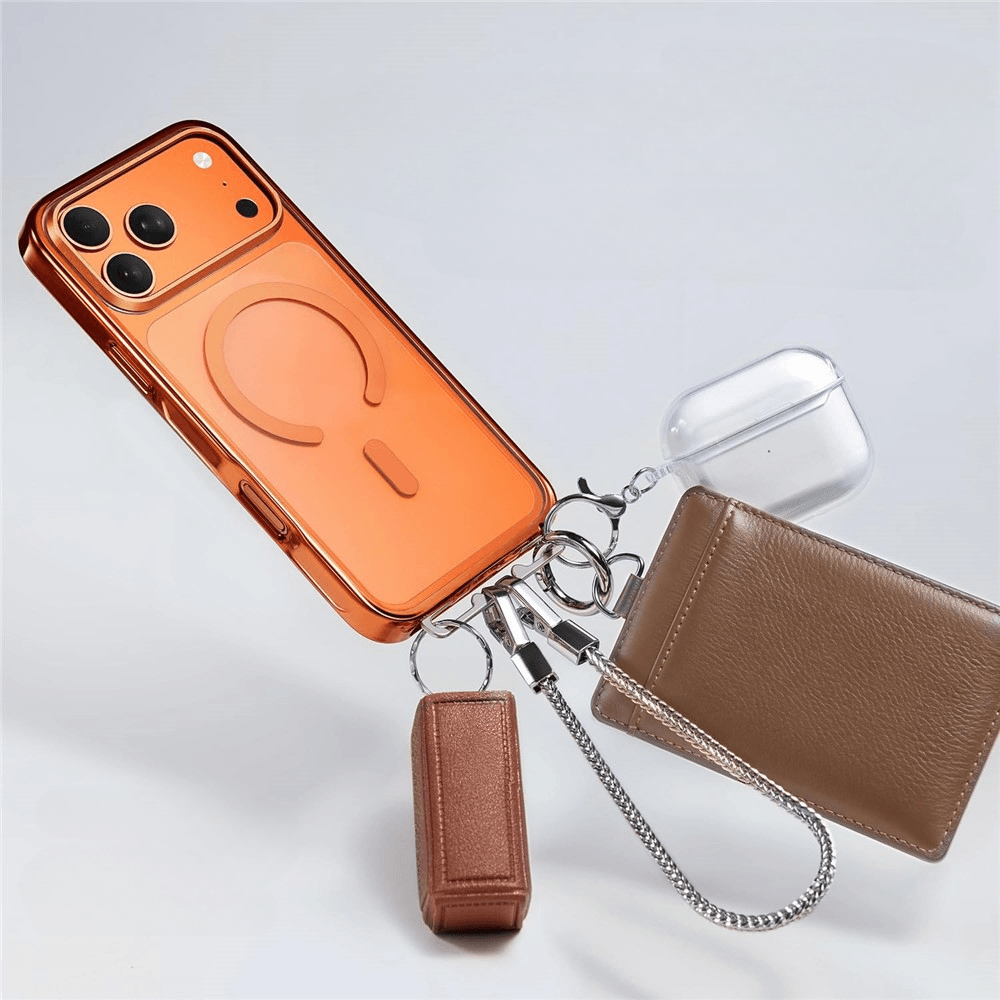 iPhone 18 Pro / iPhone 17 Pro - Coque Premium magnétique avec dragonne