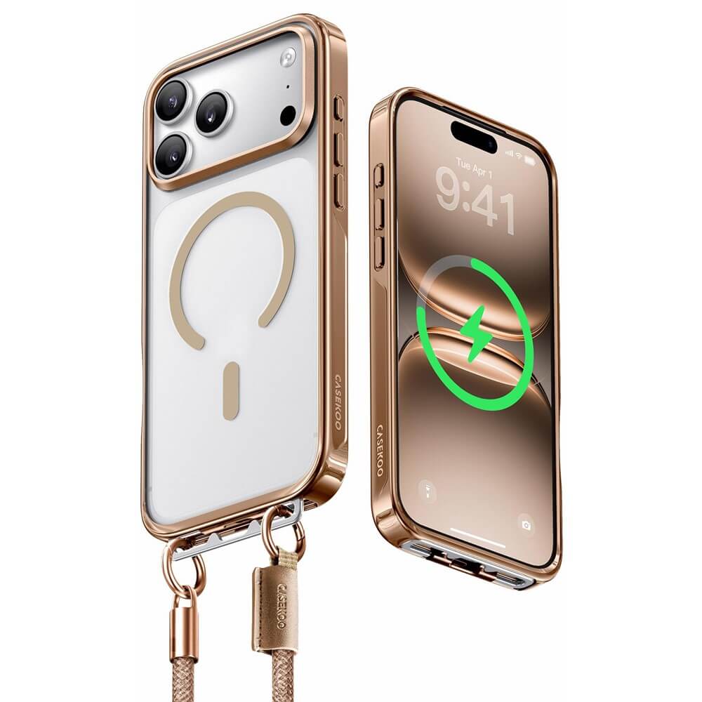 iPhone 18 Pro / iPhone 17 Pro - Coque Premium magnétique avec dragonne