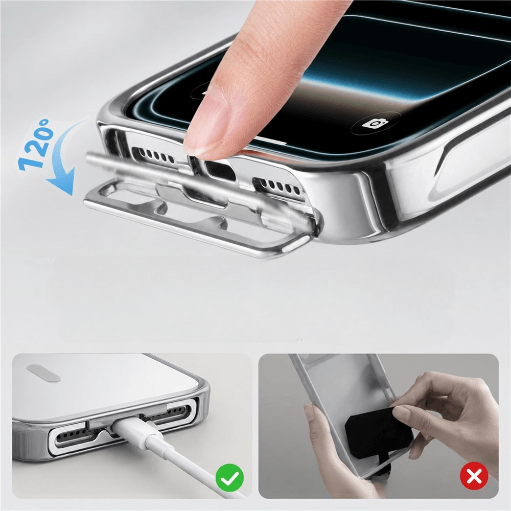 iPhone 18 Pro / iPhone 17 Pro - Coque Premium magnétique avec dragonne