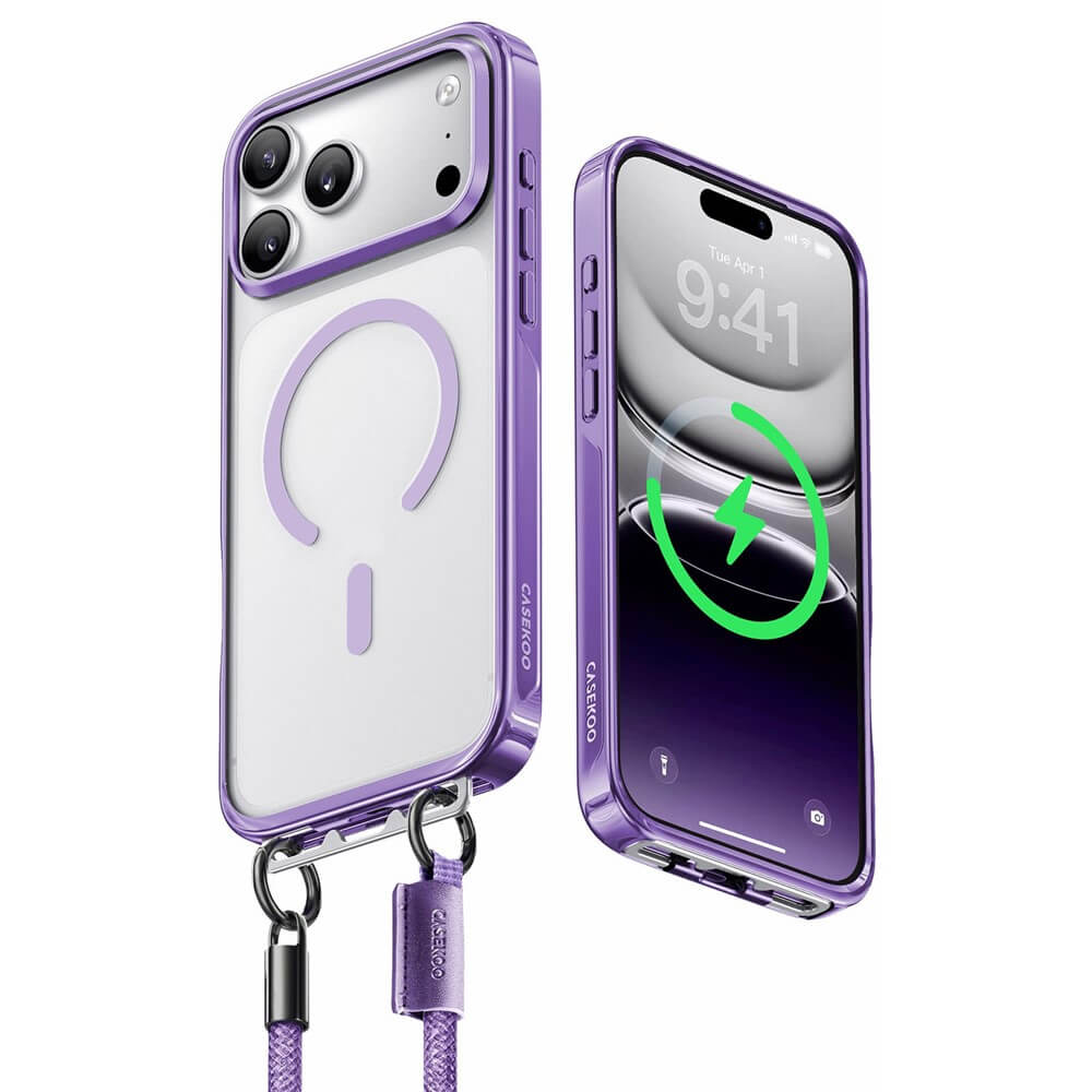 iPhone 18 Pro / iPhone 17 Pro - Coque Premium magnétique avec dragonne