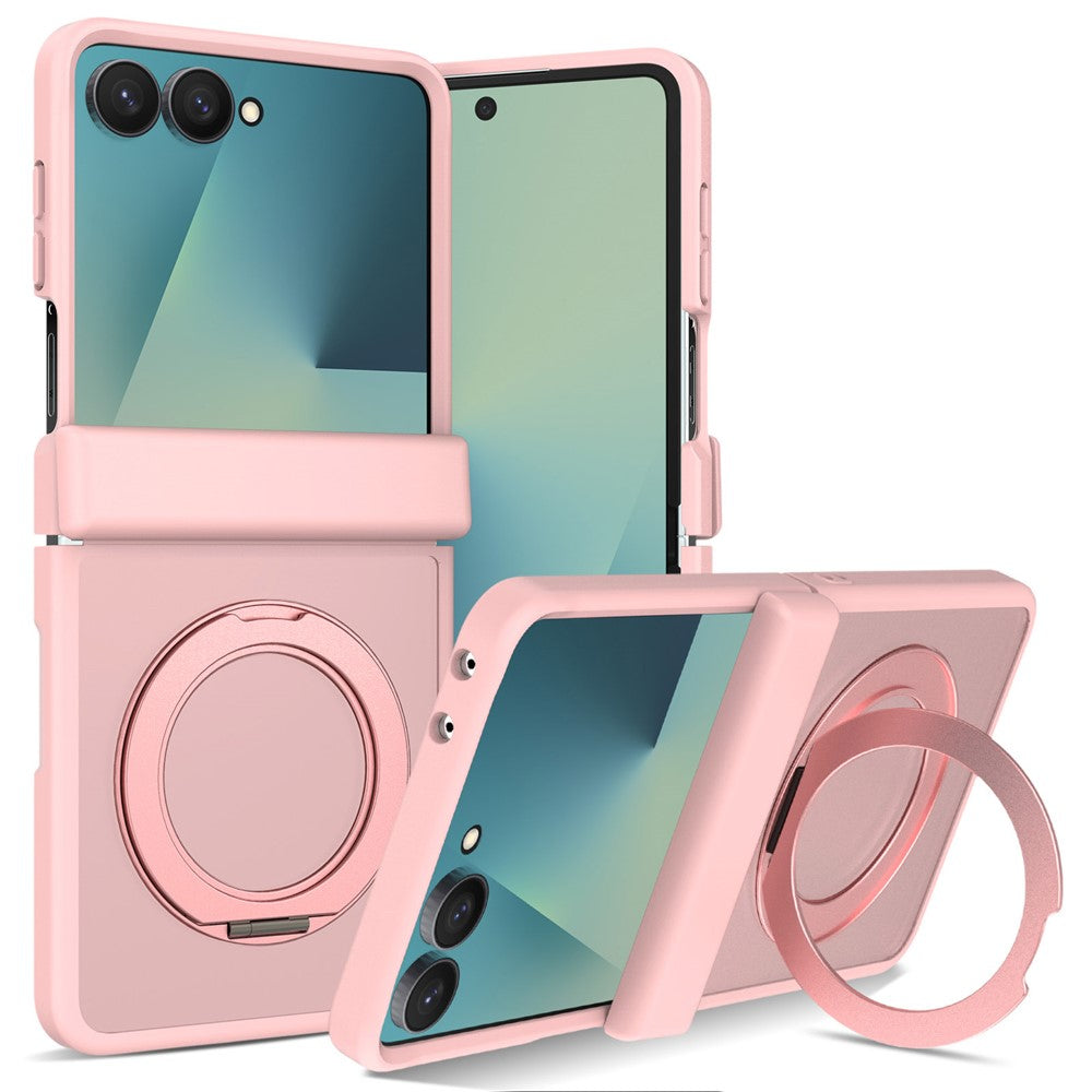 Galaxy Z Flip8 - Magnetische Hülle mit 360° Ring-Ständer