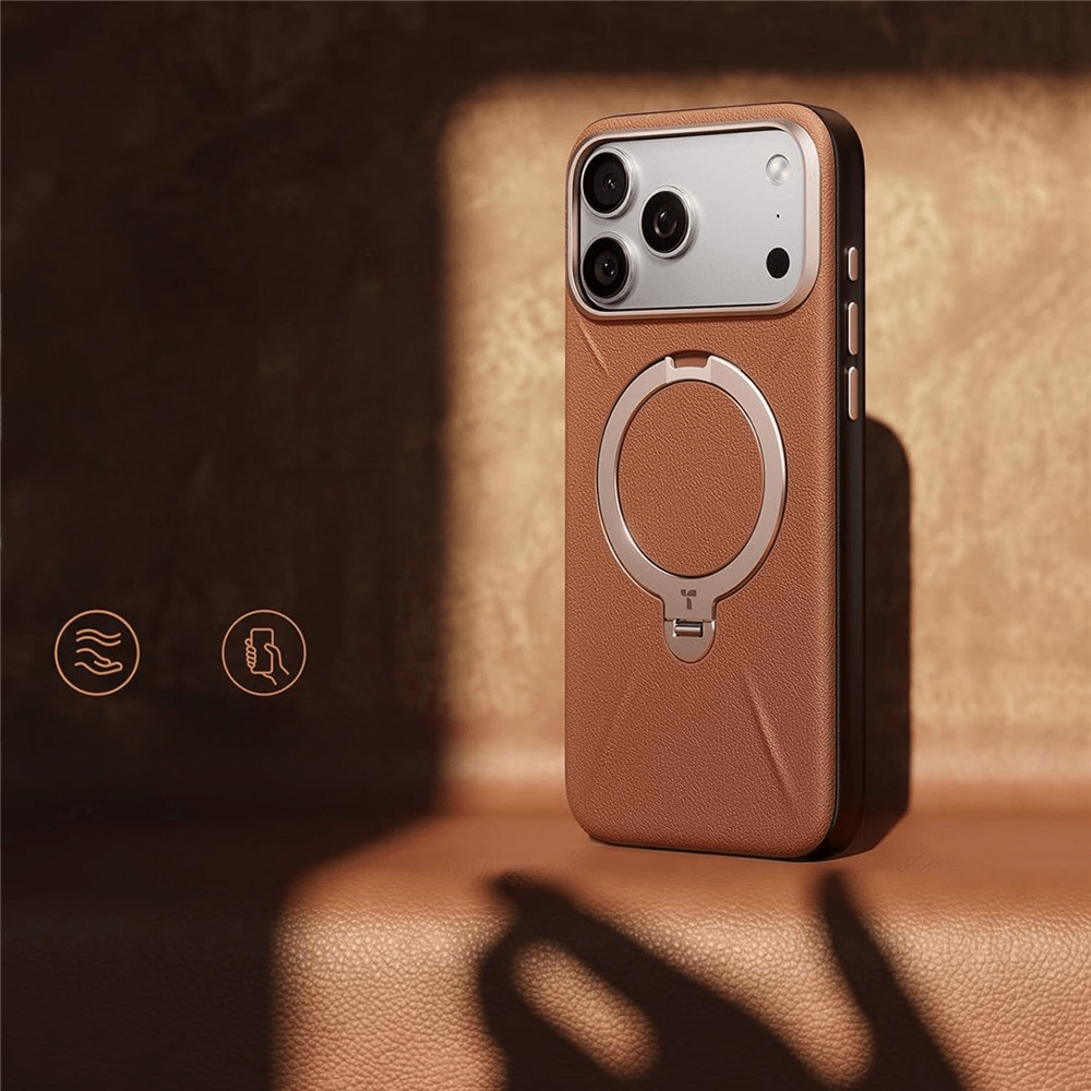 iPhone 18 Pro / iPhone 17 Pro - TORRAS Ostand Q3 VegSkin Coque MagSafe avec support
