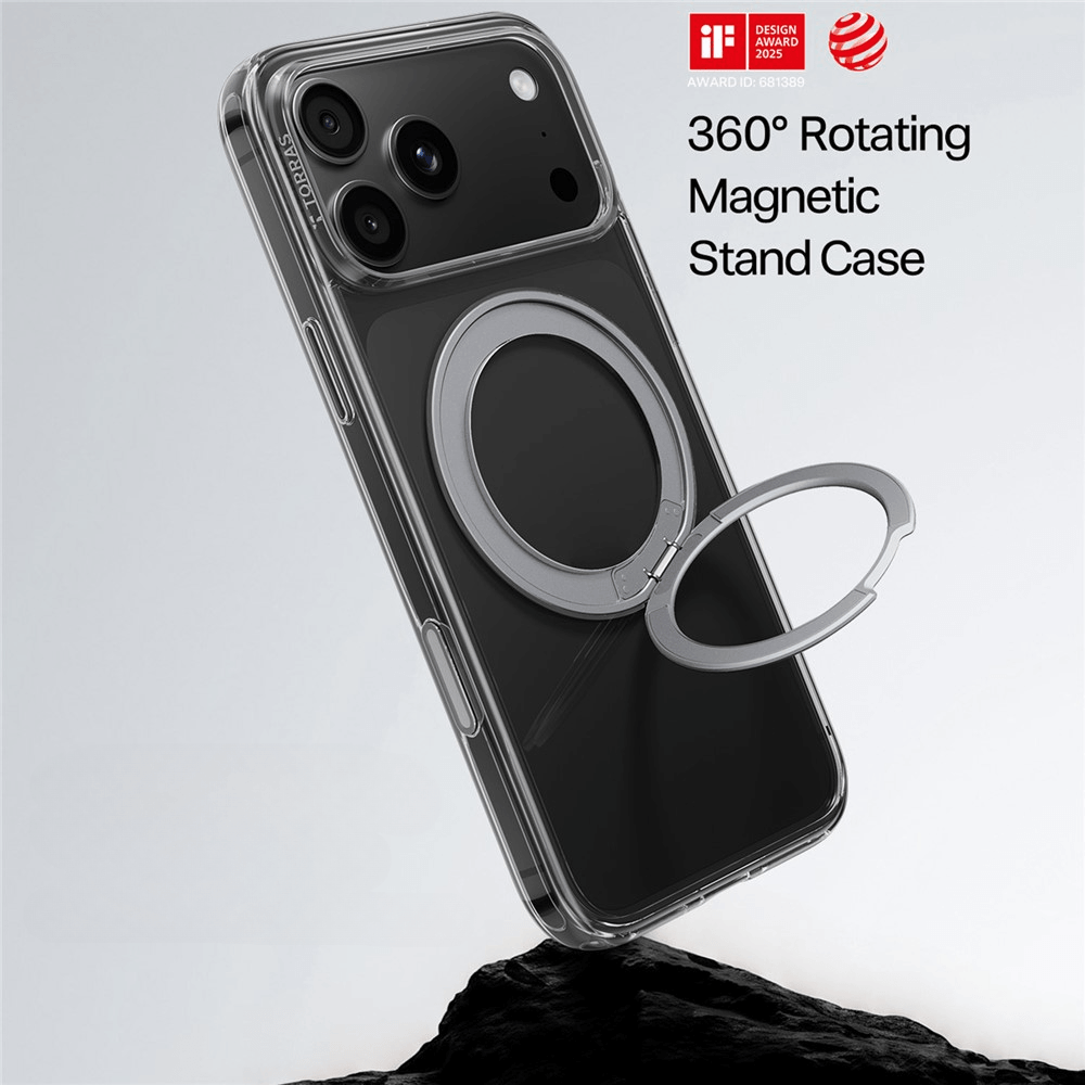 iPhone 18 Pro Max / iPhone 17 Pro Max – TORRAS Ostand O1 Guardian Coque Magnétique Support 360°
