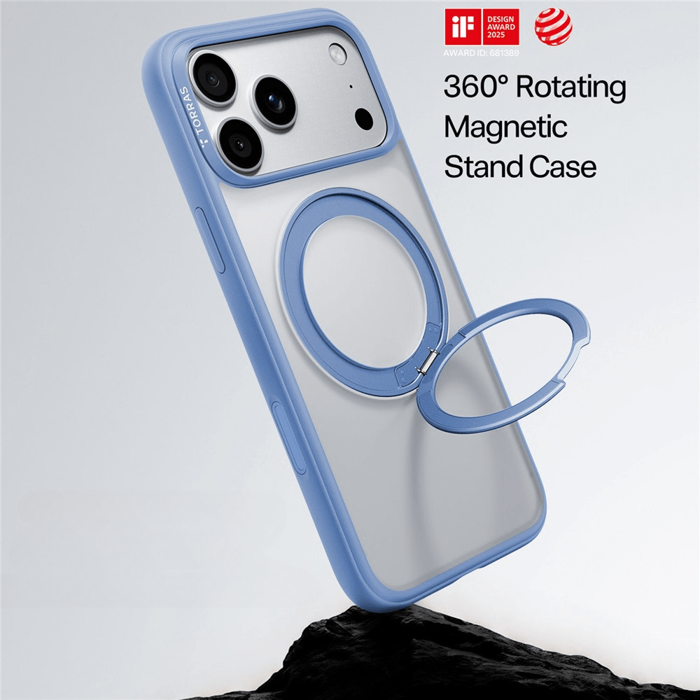 iPhone 18 Pro / iPhone 17 Pro – TORRAS Ostand O1 Guardian Cover Magnetica Supporto 360°