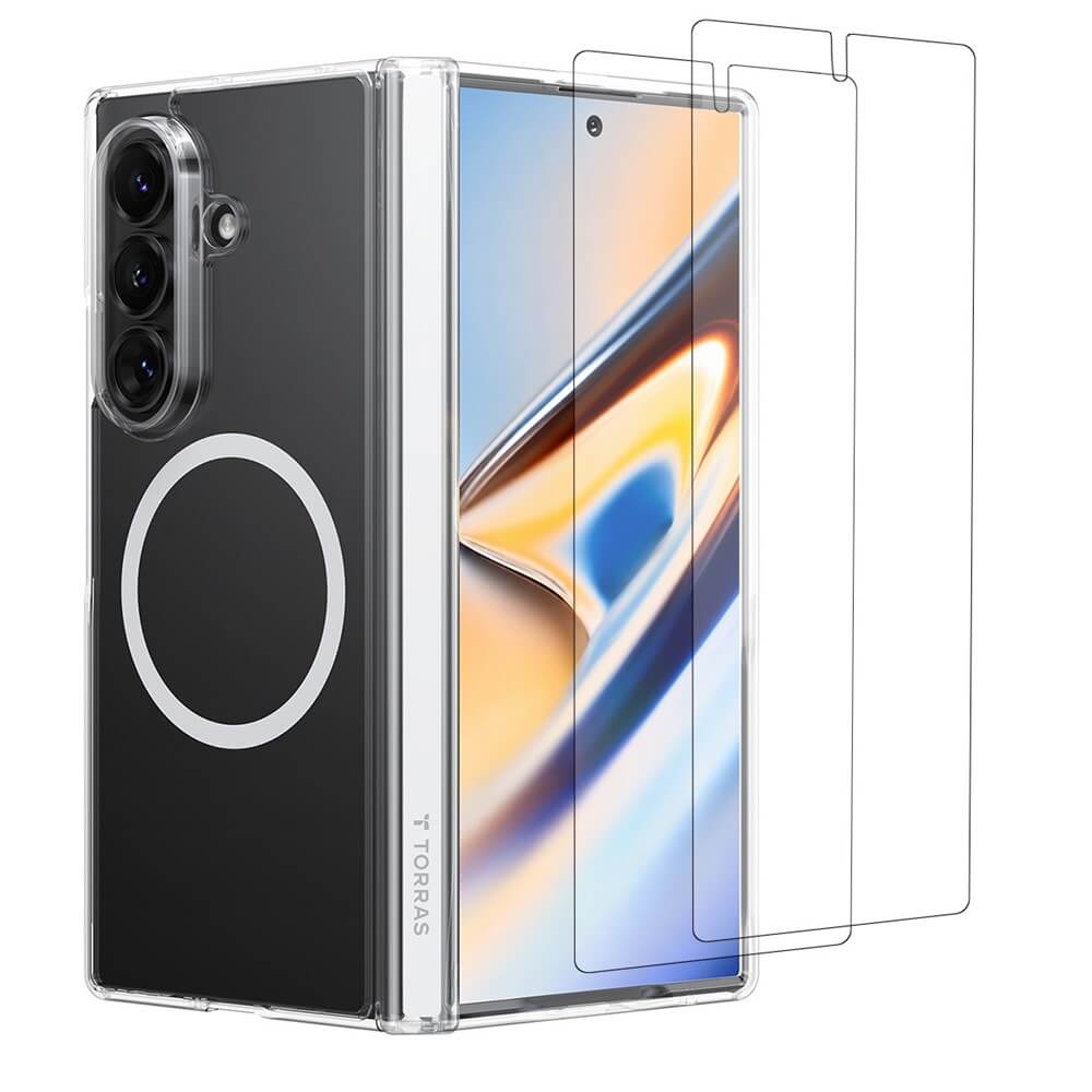 Galaxy Z Fold8 Ultra – TORRAS Guardian-Mag Premium Magnetic Case with 2 Tempered Glass Protectors