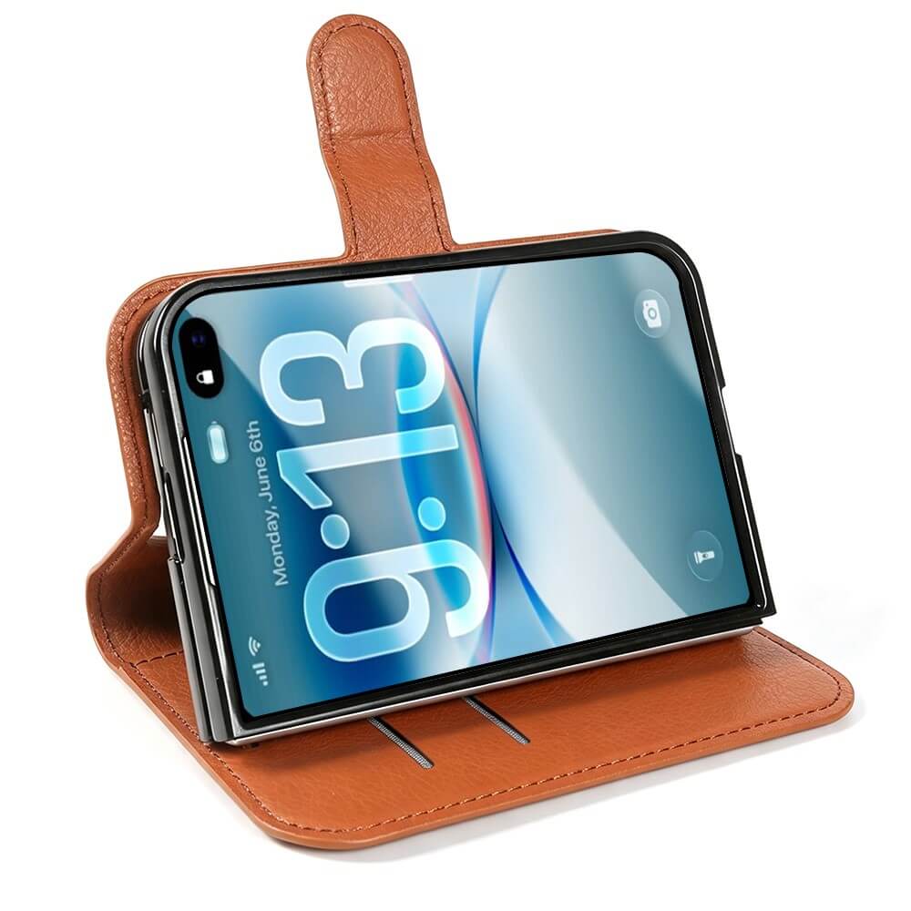iPhone Duo - Leder Etui Hülle