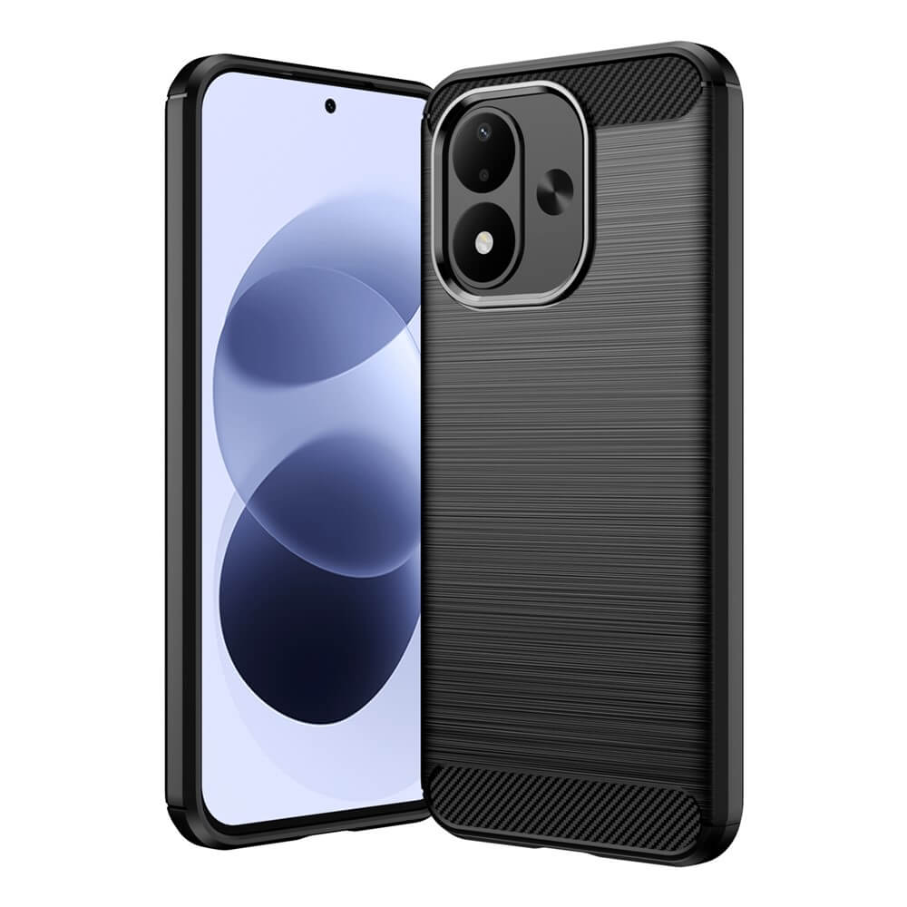 Xiaomi Redmi Note 17 - Metall Carbon Look Hülle