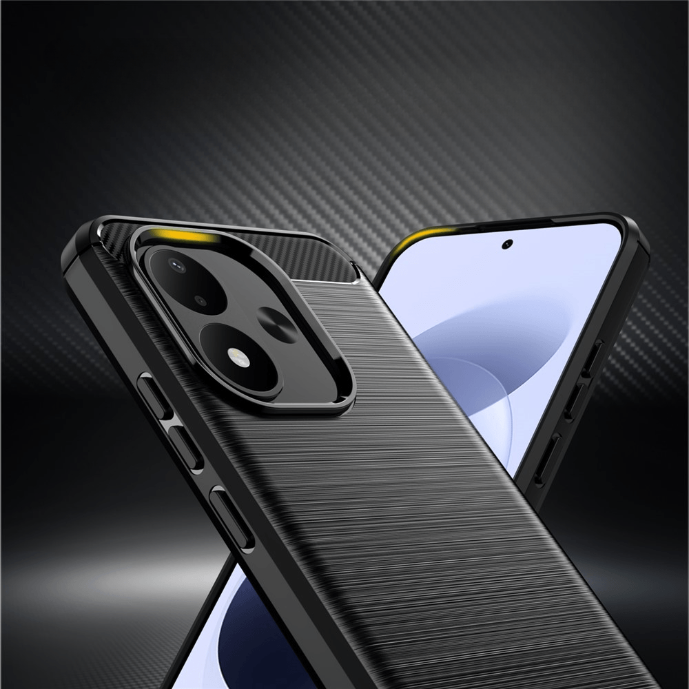 Xiaomi Redmi Note 17 - Metall Carbon Look Hülle