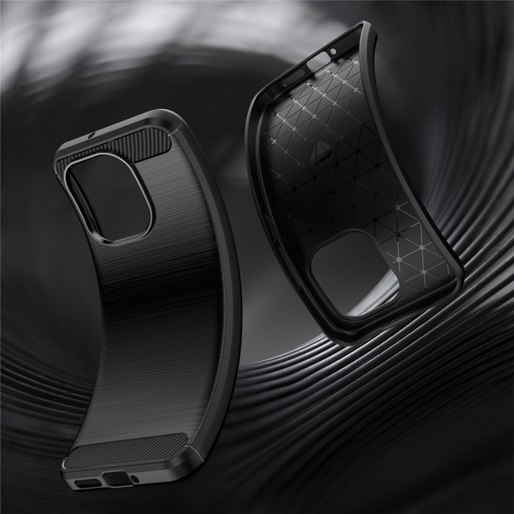 Xiaomi Redmi Note 17 - Metall Carbon Look Hülle