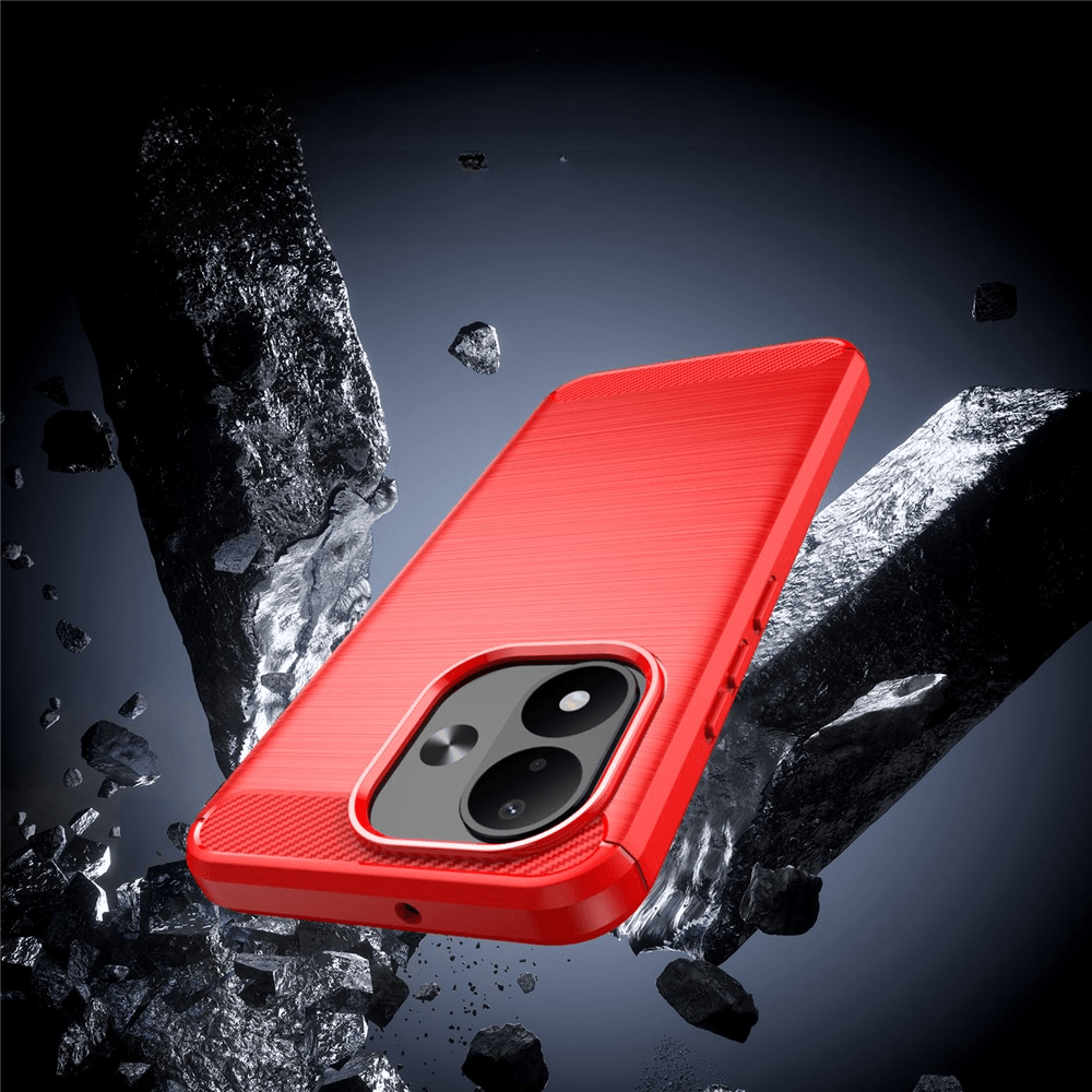 Xiaomi Redmi Note 17 - Metall Carbon Look Hülle