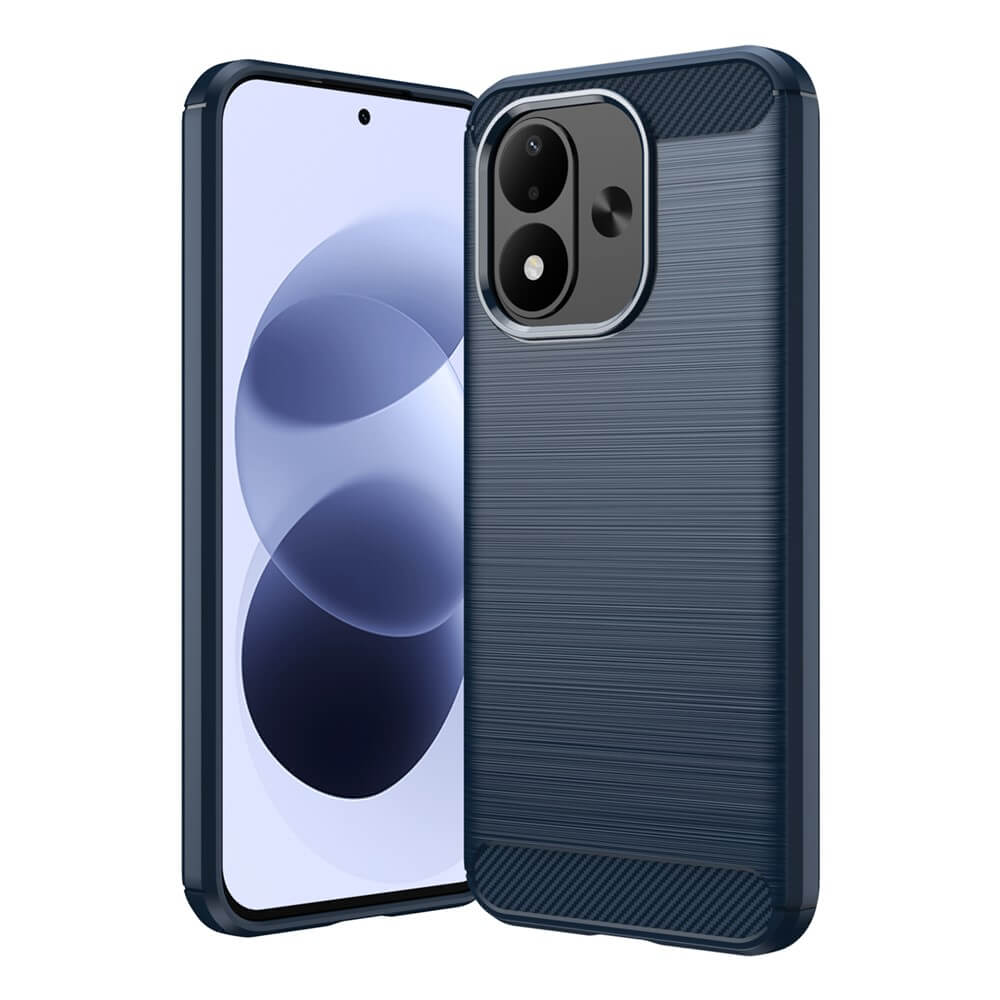 Xiaomi Redmi Note 17 - Metall Carbon Look Hülle