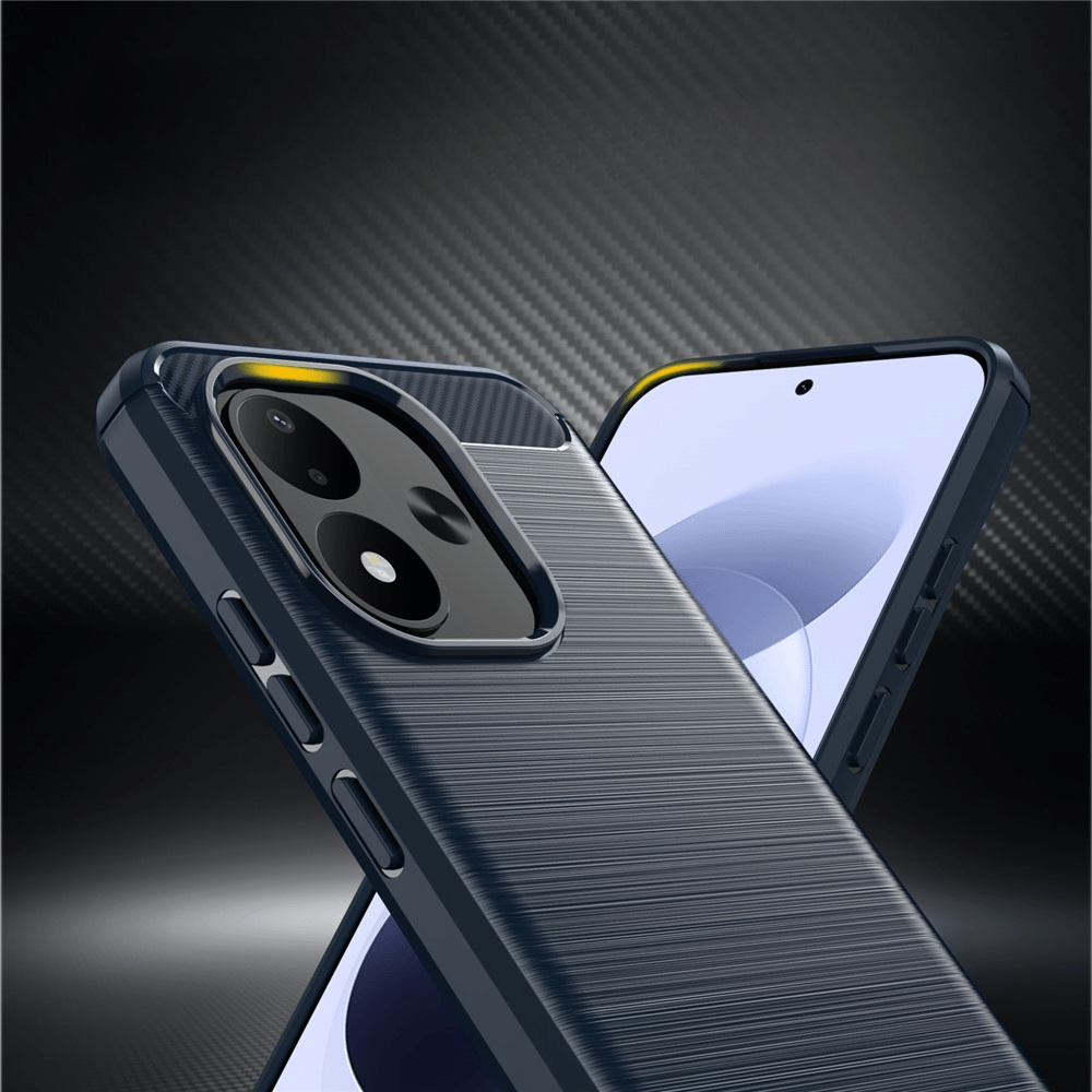Xiaomi Redmi Note 17 - Metall Carbon Look Hülle