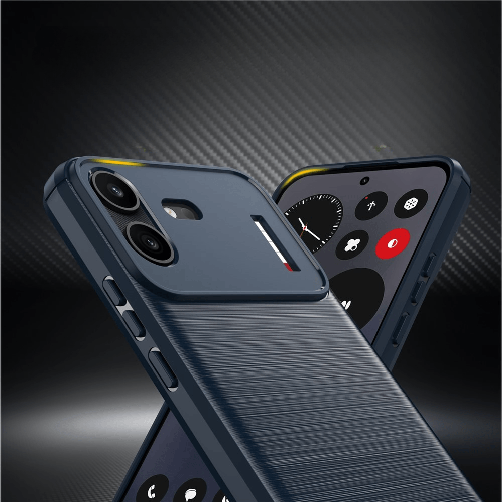 Nothing Phone (4b) - Metall Carbon Look Hülle