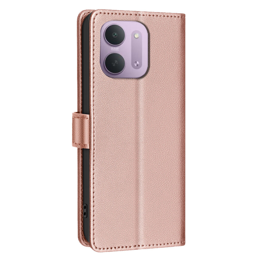 Xiaomi Redmi 17C - BINFEN Leder Etui Hülle mit RFID Blocker
