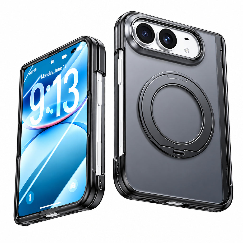 iPhone Duo – Custodia full protection con anello magnetico