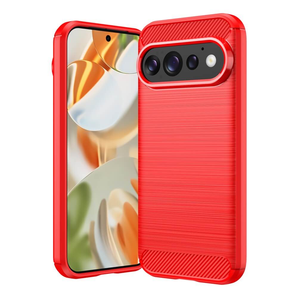 Google Pixel 11 / Pixel 11 Pro - Cover in look metallo carbonio