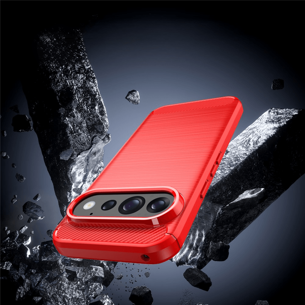 Google Pixel 11 / Pixel 11 Pro - Cover in look metallo carbonio