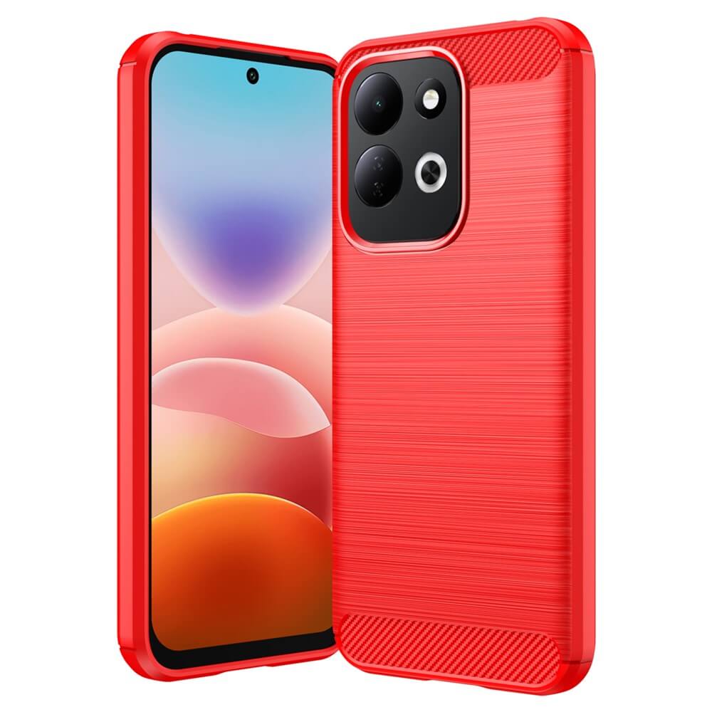 Xiaomi Redmi 17 - Coque look métal carbone