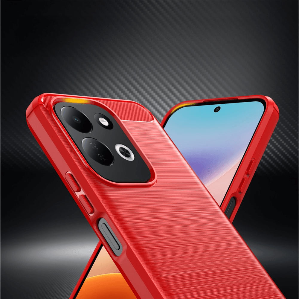 Xiaomi Redmi 17 - Coque look métal carbone