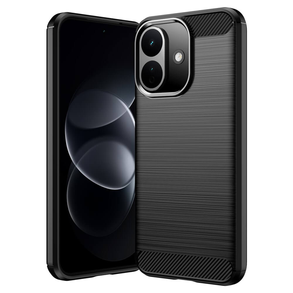 Xiaomi Redmi Note 17 Pro - Metal Carbon Look Case
