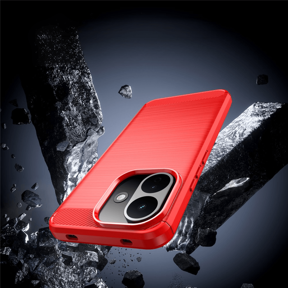 Xiaomi Redmi Note 17 Pro - Metal Carbon Look Case