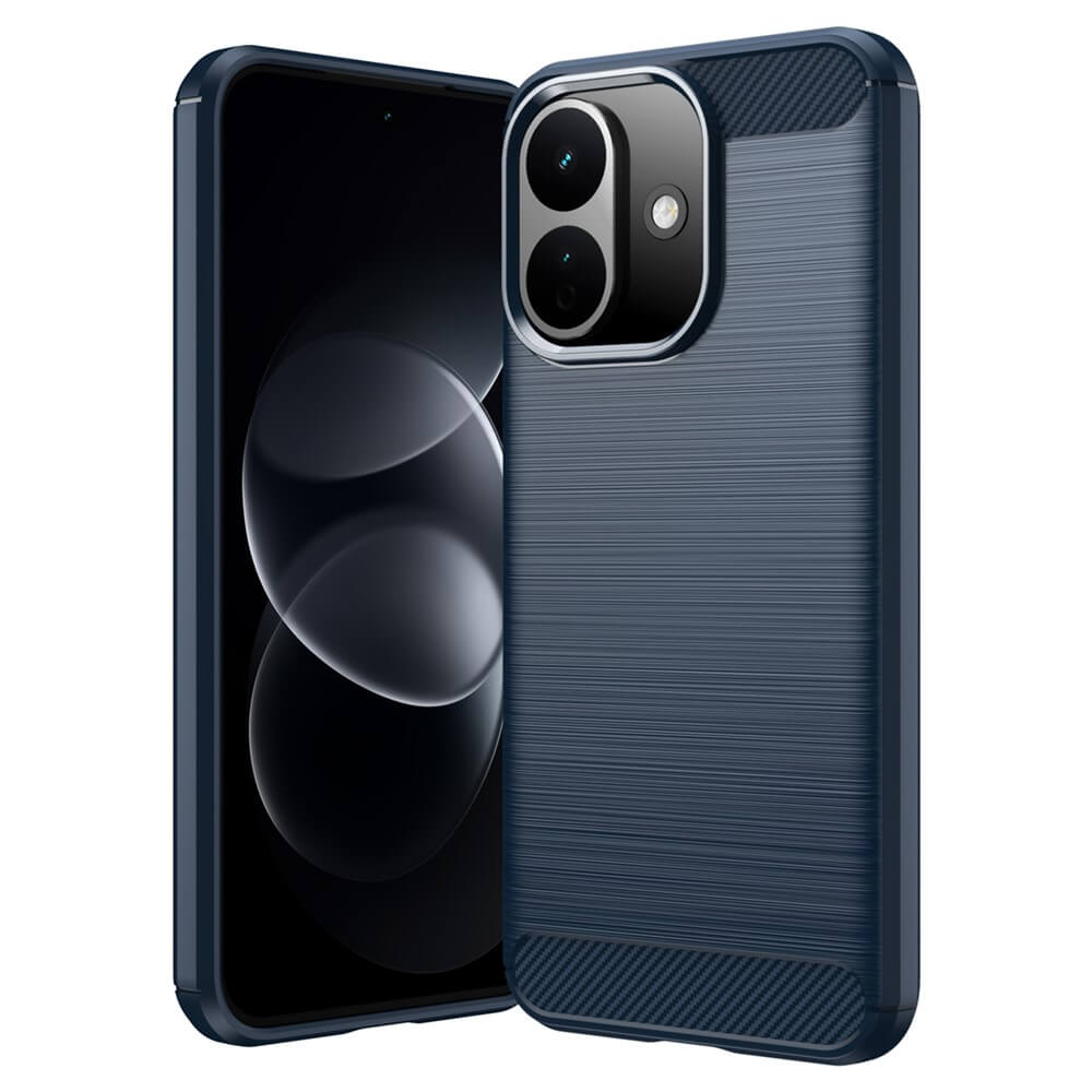 Xiaomi Redmi Note 17 Pro - Metal Carbon Look Case