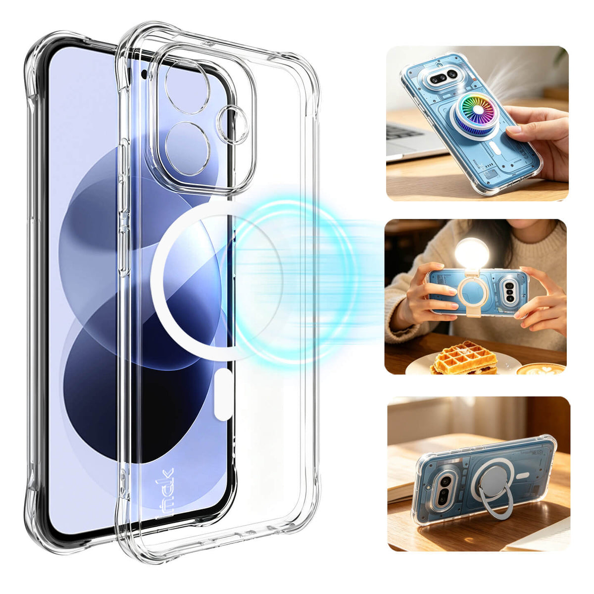 Xiaomi Redmi Note 17 - Coque TPU Transparente Antichoc IMAK