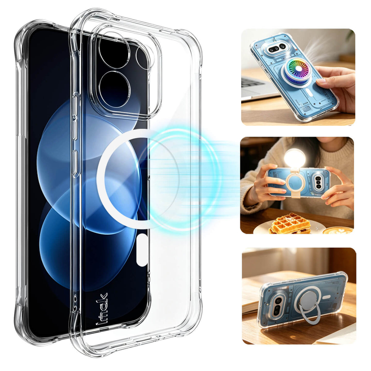Xiaomi Redmi Note 17 Pro Max - IMAK TPU Hülle Transparent Stossfest