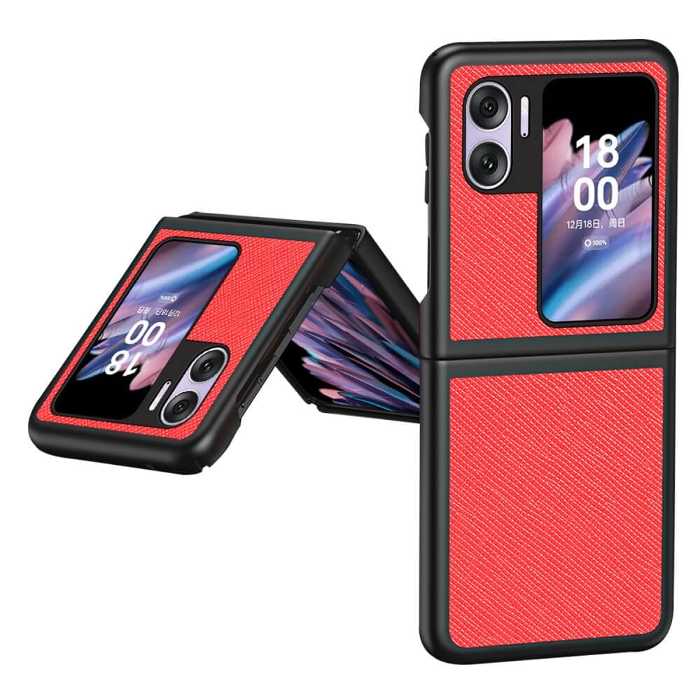 Oppo Find N2 Flip - Cross Texture Protective Case