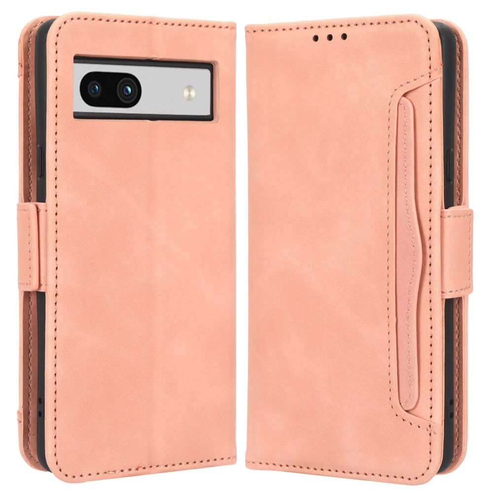 Google Pixel 7a - Etui Mit Vielen Kartenfächer