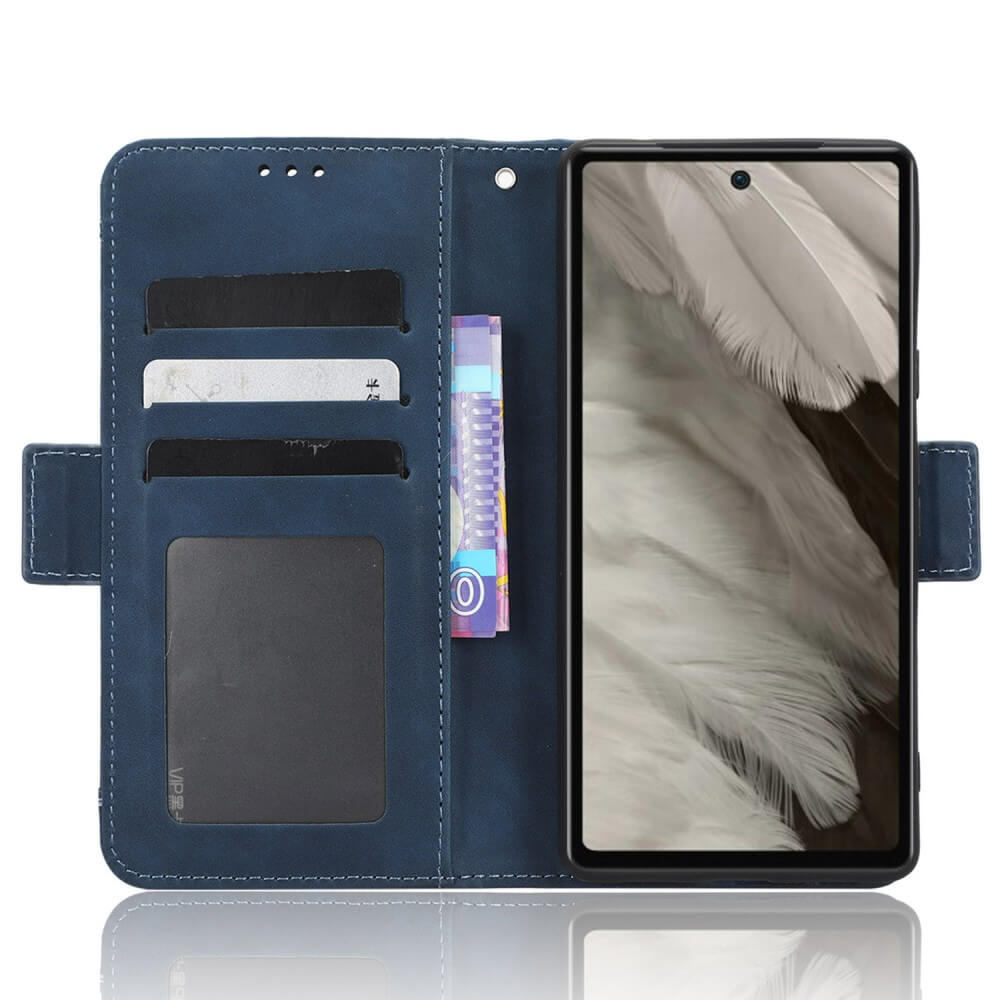 Google Pixel 7a - Etui Mit Vielen Kartenfächer