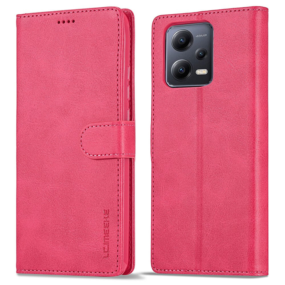 Xiaomi Poco X5 - Lc.imeeke Leder Etui Hülle
