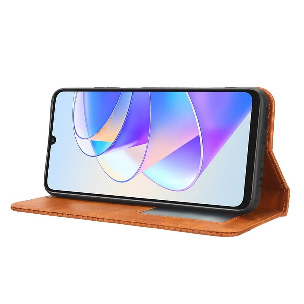 Honor X7A - Custodia Vintage Flip Case