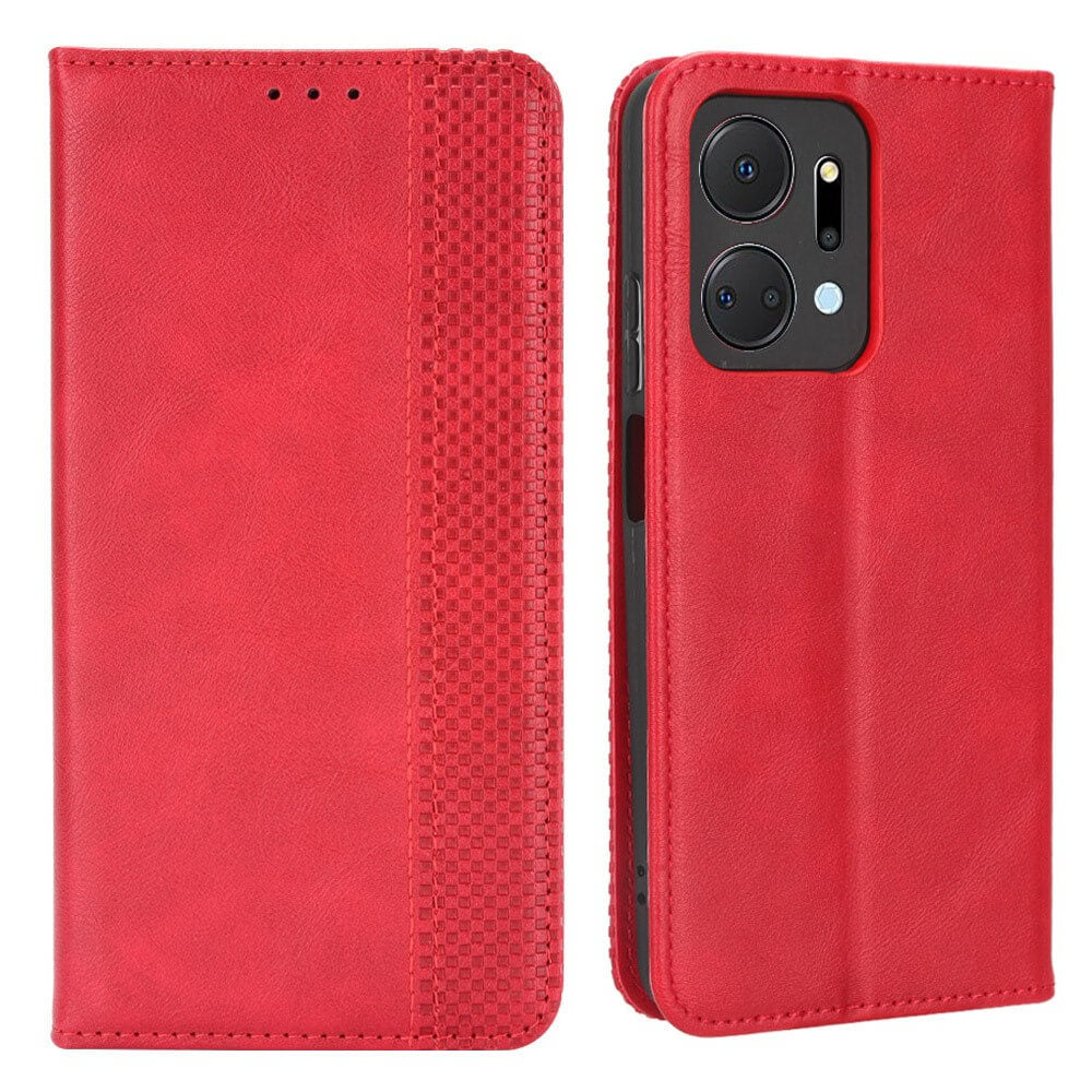 Honor X7A - Custodia Vintage Flip Case