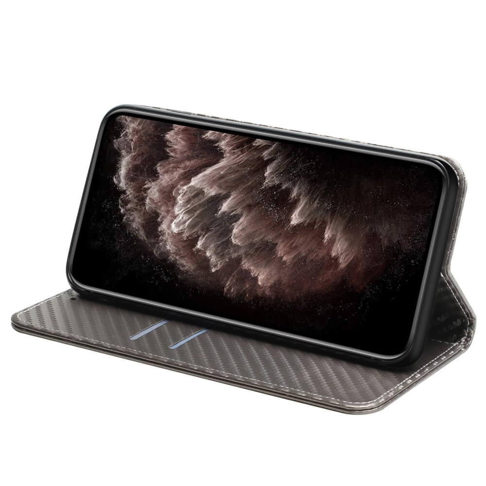 Xiaomi Poco X5 Pro - Carbon Look Flip Case Cover