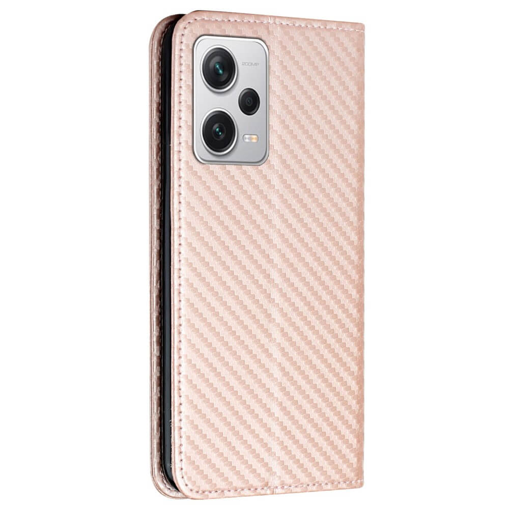 Xiaomi Poco X5 Pro - Carbon Look Flip Case Cover