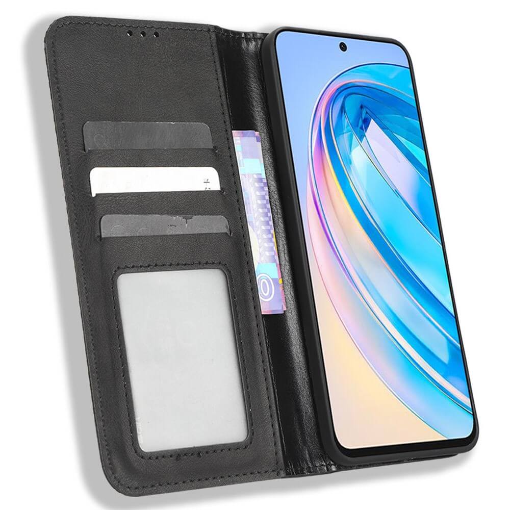 Honor X8a - Vintage Flip Case Hülle