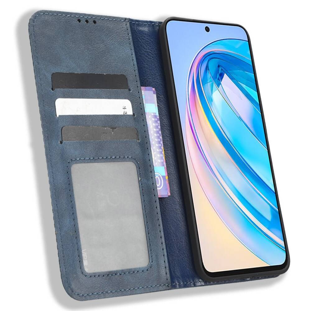 Honor X8a - Vintage Flip Case Hülle