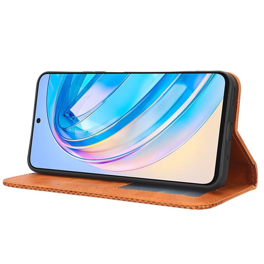 Honor X8a - Vintage Flip Case Hülle