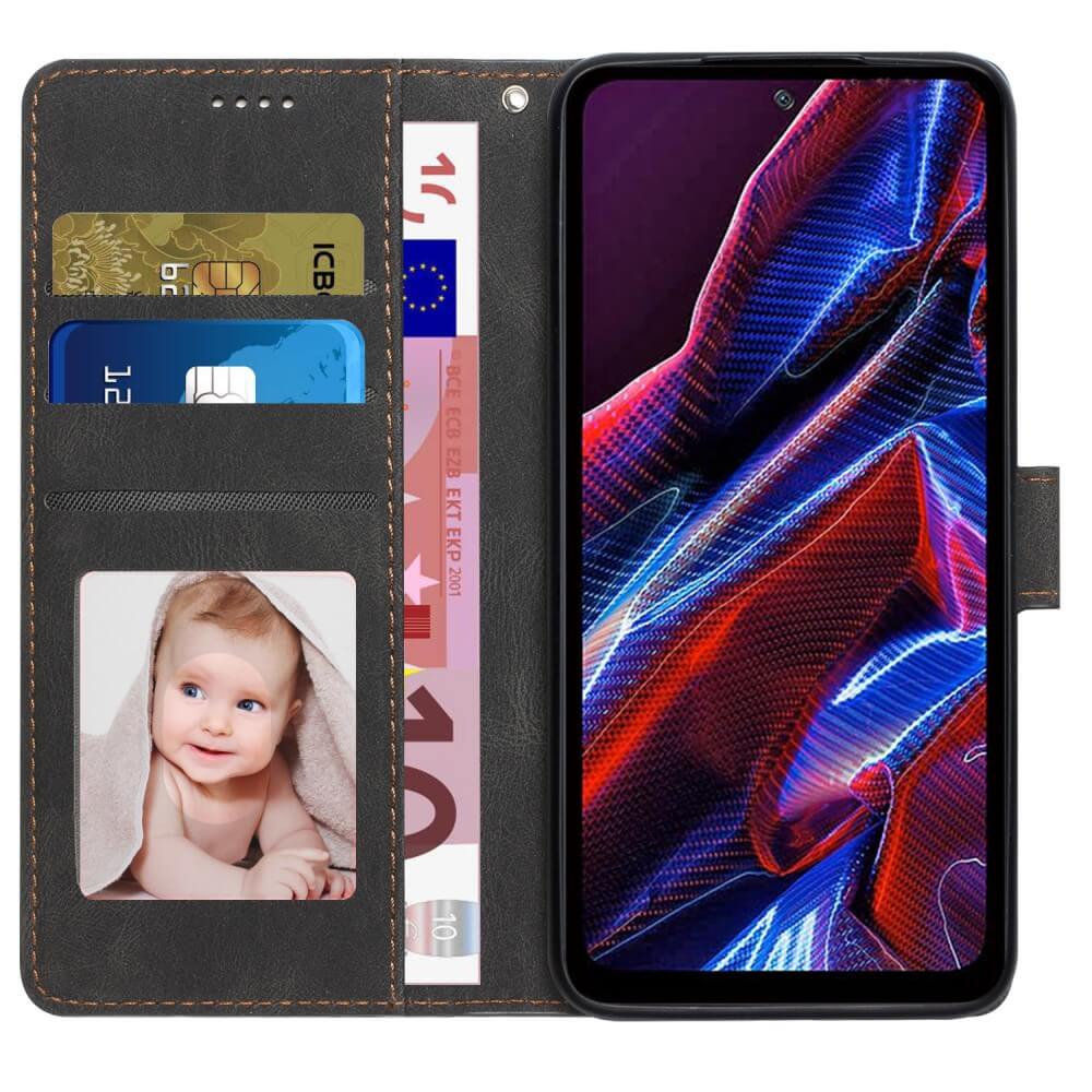 Xiaomi Redmi Note 12 Pro+ - Leder Etui Hülle