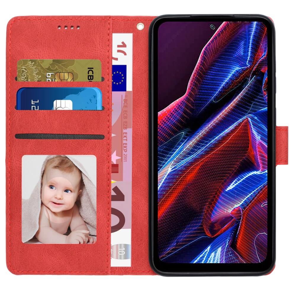Xiaomi Redmi Note 12 Pro+ - Leder Etui Hülle
