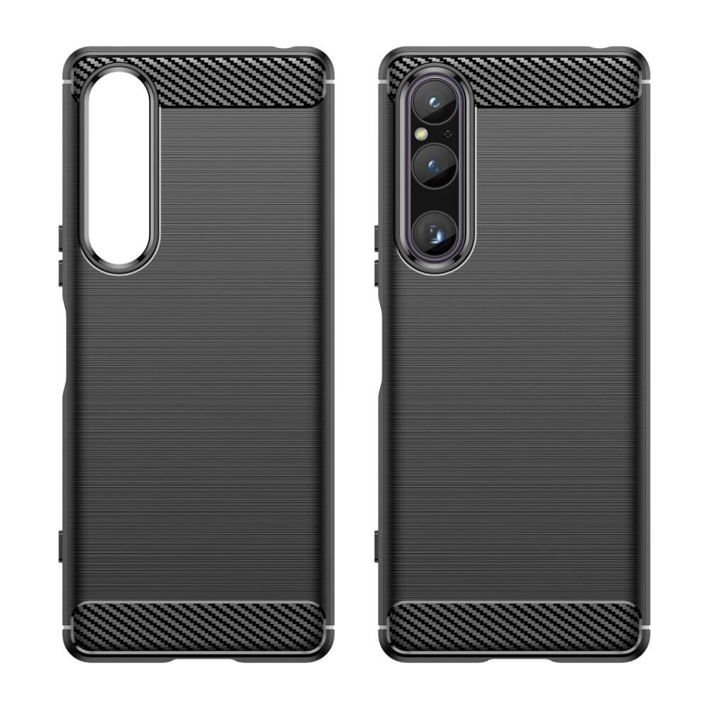 Sony Xperia 1 V - Metal Carbon Look Case